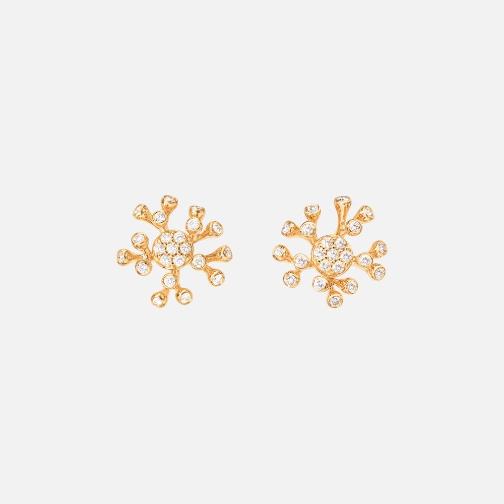 Wild Rose stud earrings