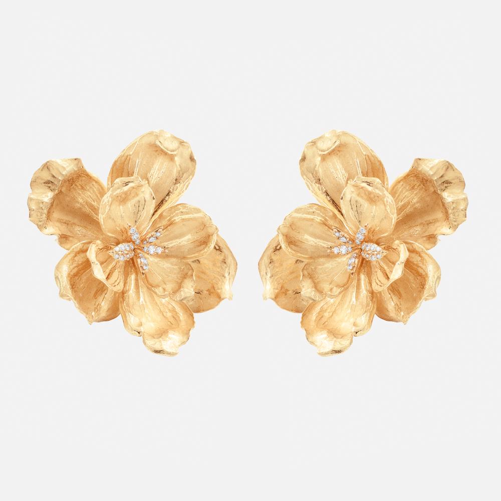 Wild Rose earclips