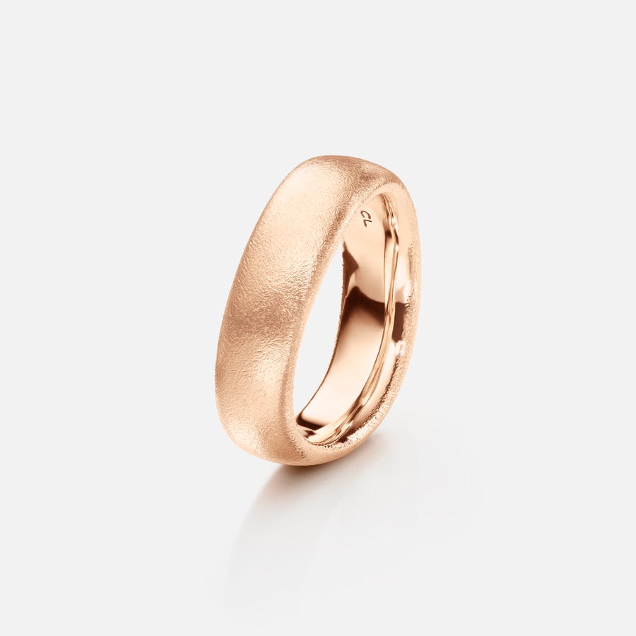 Men's Love Ring No 6 in 18 Karat Rose Gold  |  Ole Lynggaard Copenhagen 