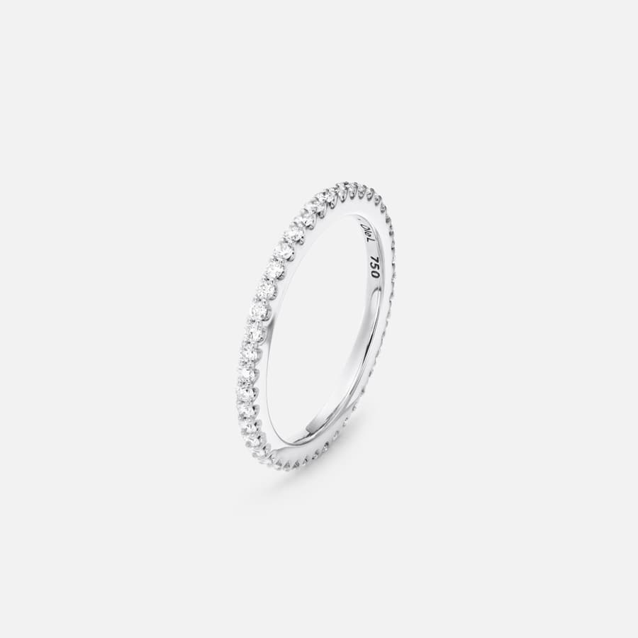 Bague Love Bands en Or Blanc et Diamants   |  Ole Lynggaard 