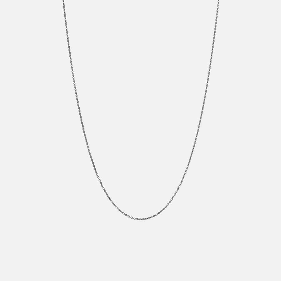 Collier aus oxidiertem Sterlingsilber, 80/50 cm   |  Ole Lynggaard Copenhagen    