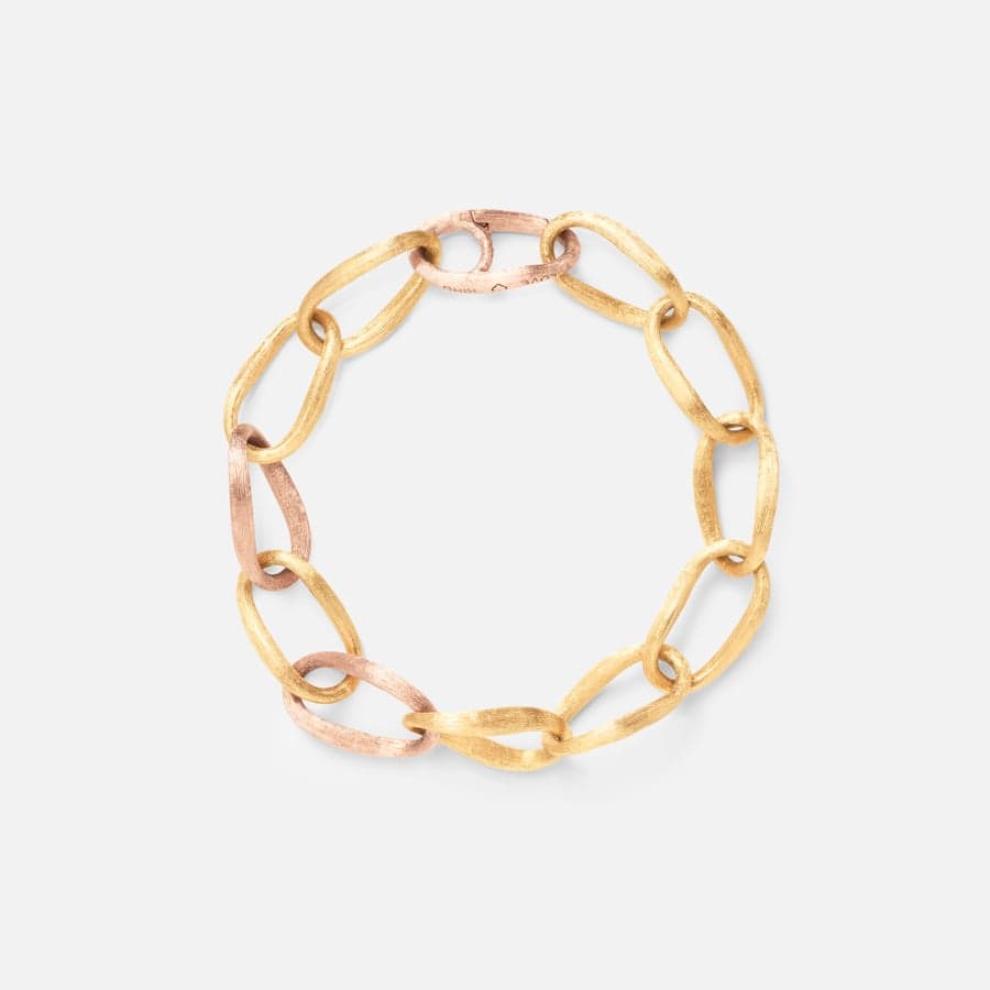 Love Bracelet Medium i 18 karat rødguld & rosaguld |  Ole Lynggaard Copenhagen 