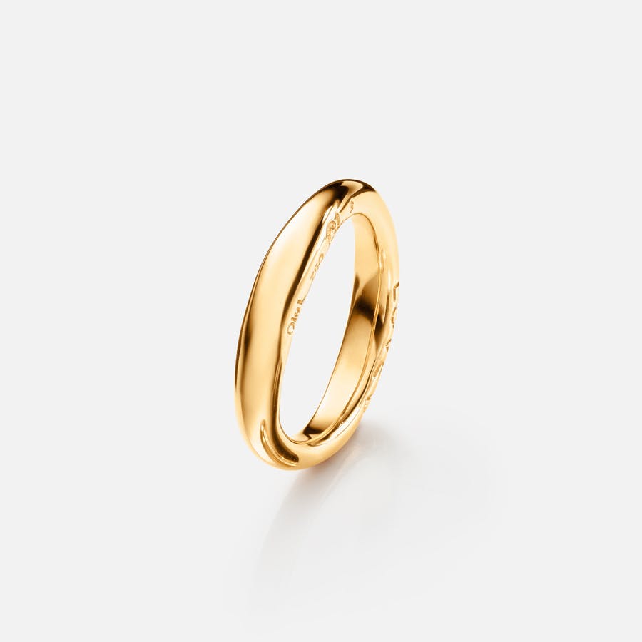 Love Ring Nr. 3 in 750/- Gelbgold glänzend  |  Ole Lynggaard Copenhagen 