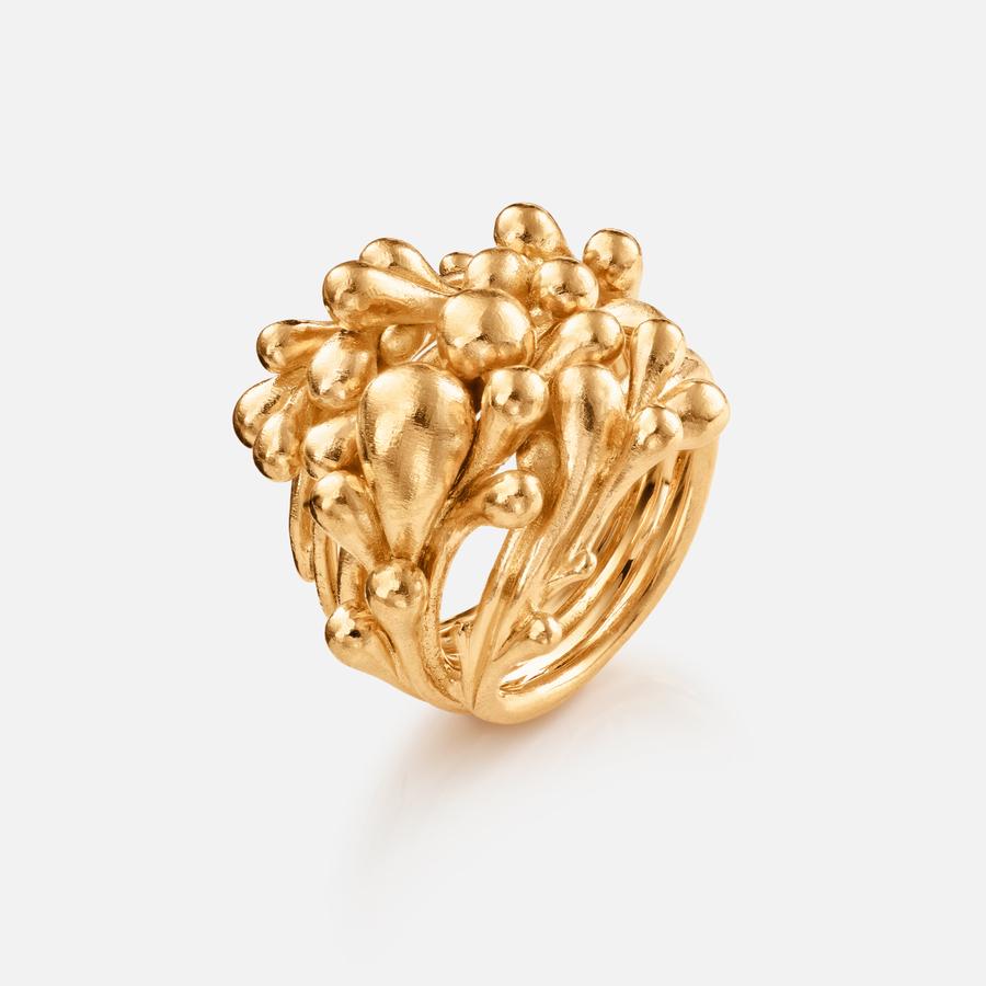 BoHo cluster ring in 18k gold | Ole Lynggaard Copenhagen