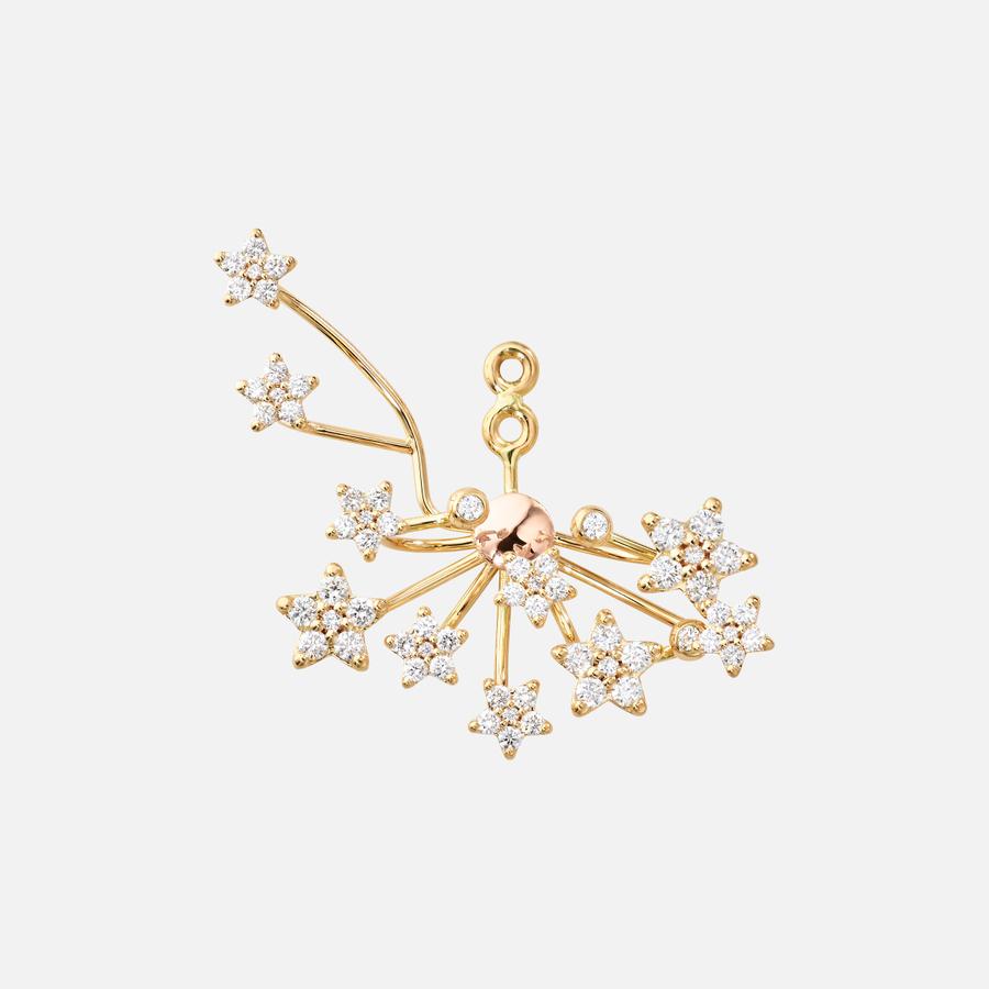 Shooting Stars earring pendant in 18k gold with 63 diamonds totalling 0.45 ct. TW VS | Ole Lynggaard Copenhagen