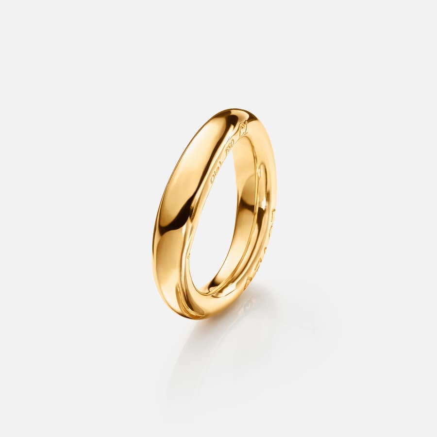 Love Ring Nr. 4 in 750/- Gelbgold glänzend | Ole Lynggaard 